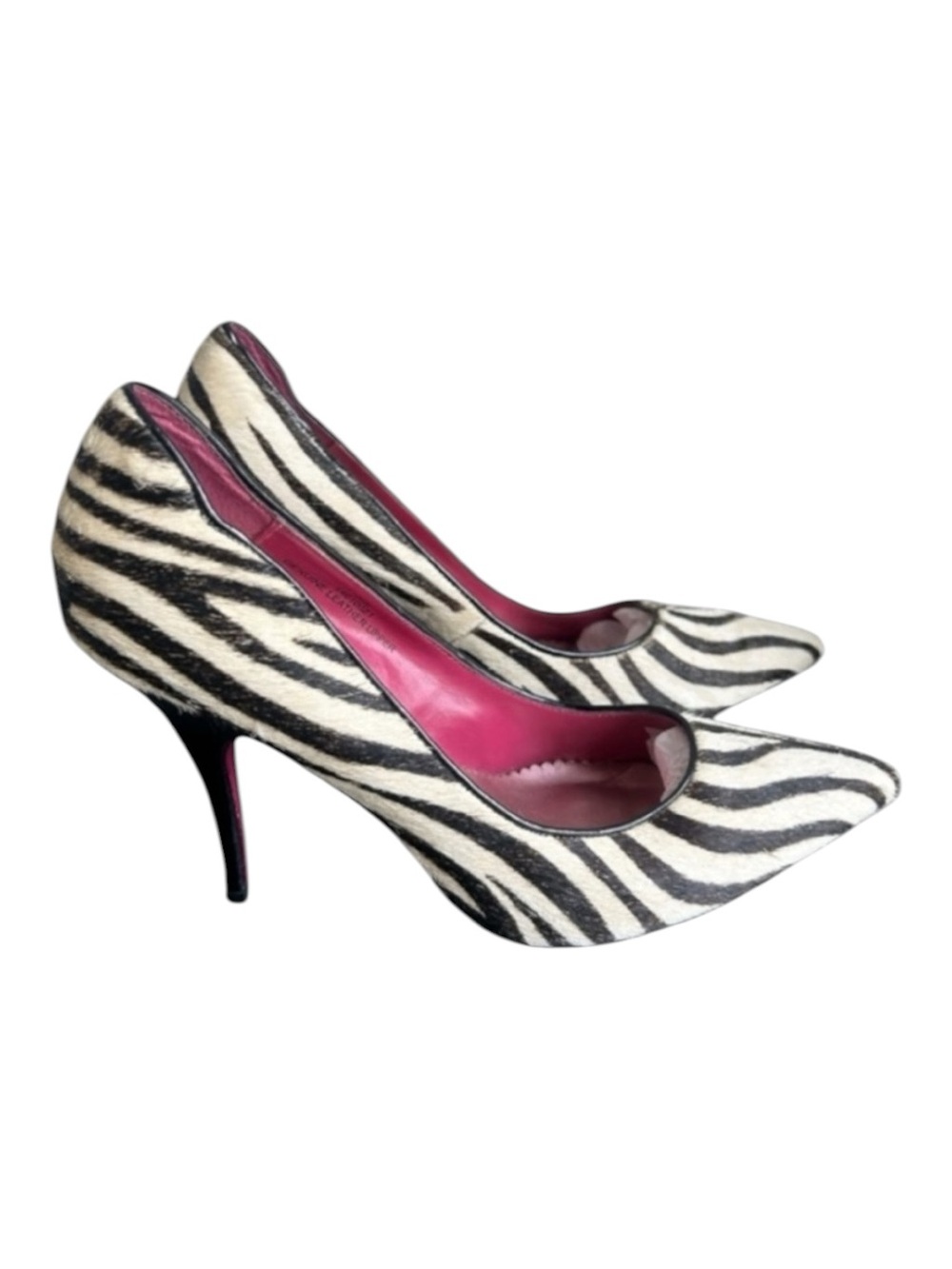 Barbie x Town Shoes Black White Zebra Print Pumps, EU Size 36.5 (6 -6.5)